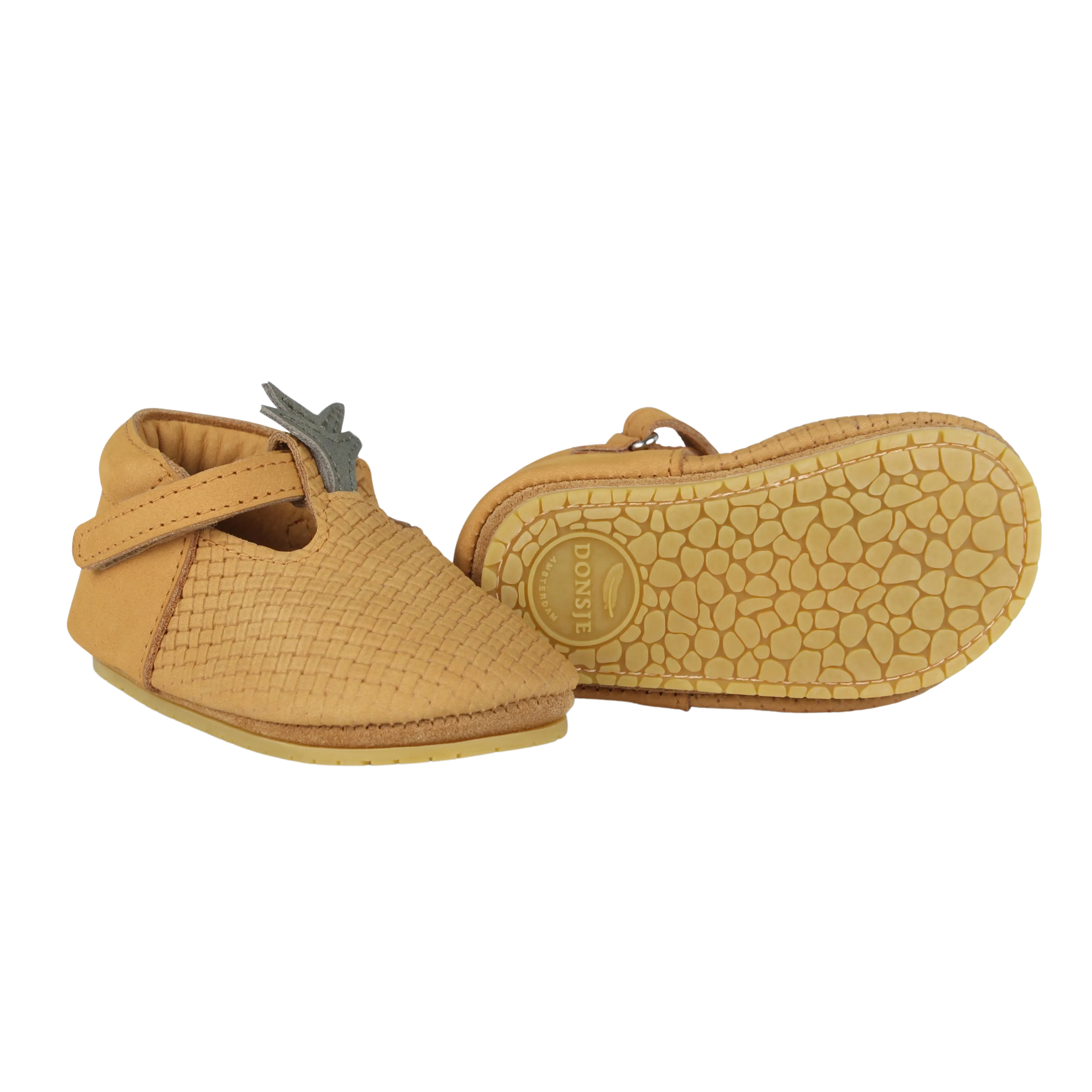 Nanoe Shoes | Pineapple | Caramel Stamped Nubuck