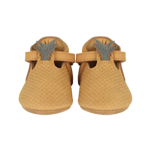 Nanoe Shoes | Pineapple | Caramel Stamped Nubuck
