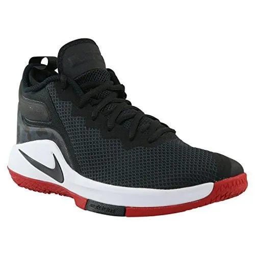 Nike Men's Lebron Witness II, Black/Black-White-Gym Red, Size 9.5
