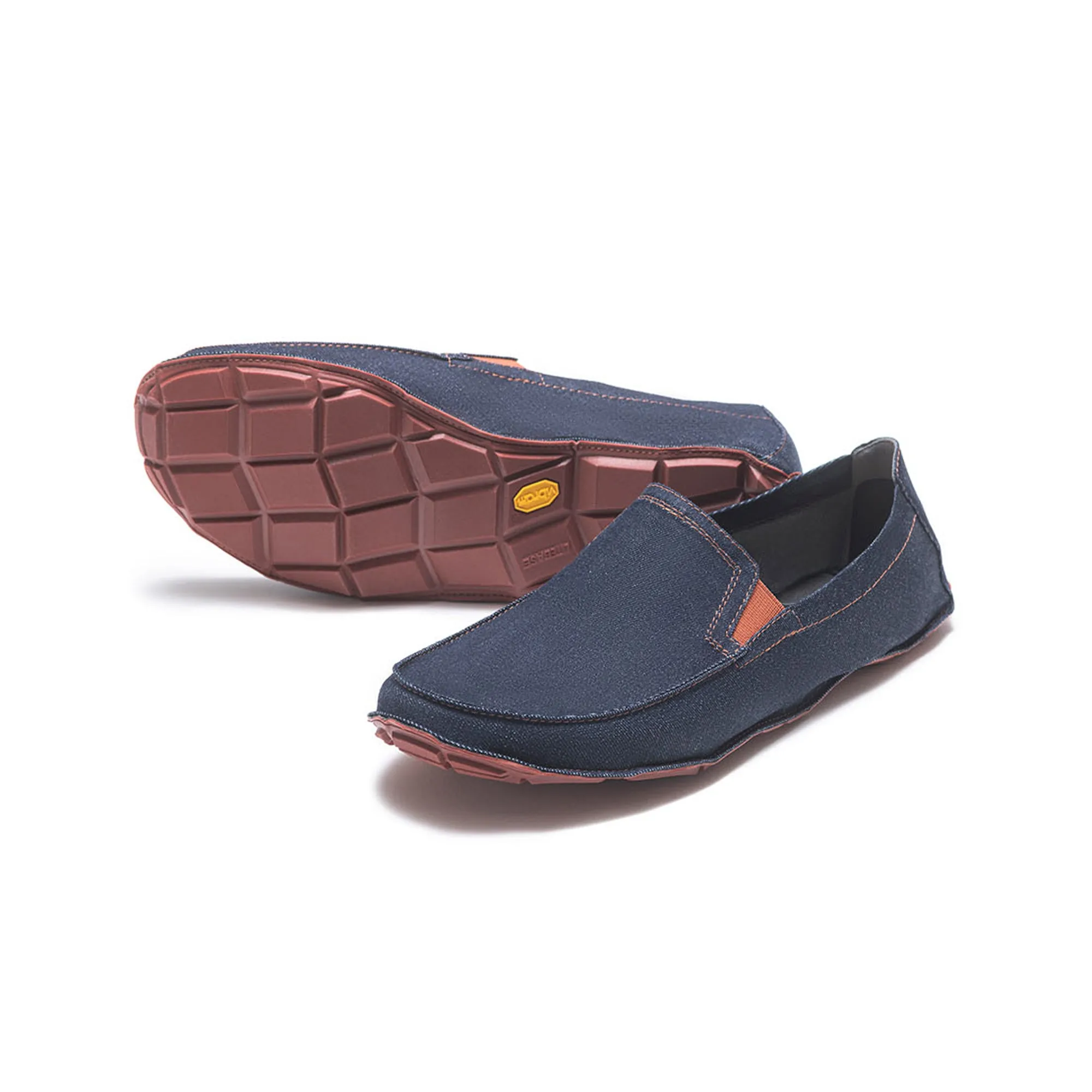 One Quarter Mens Dark Blue Brick