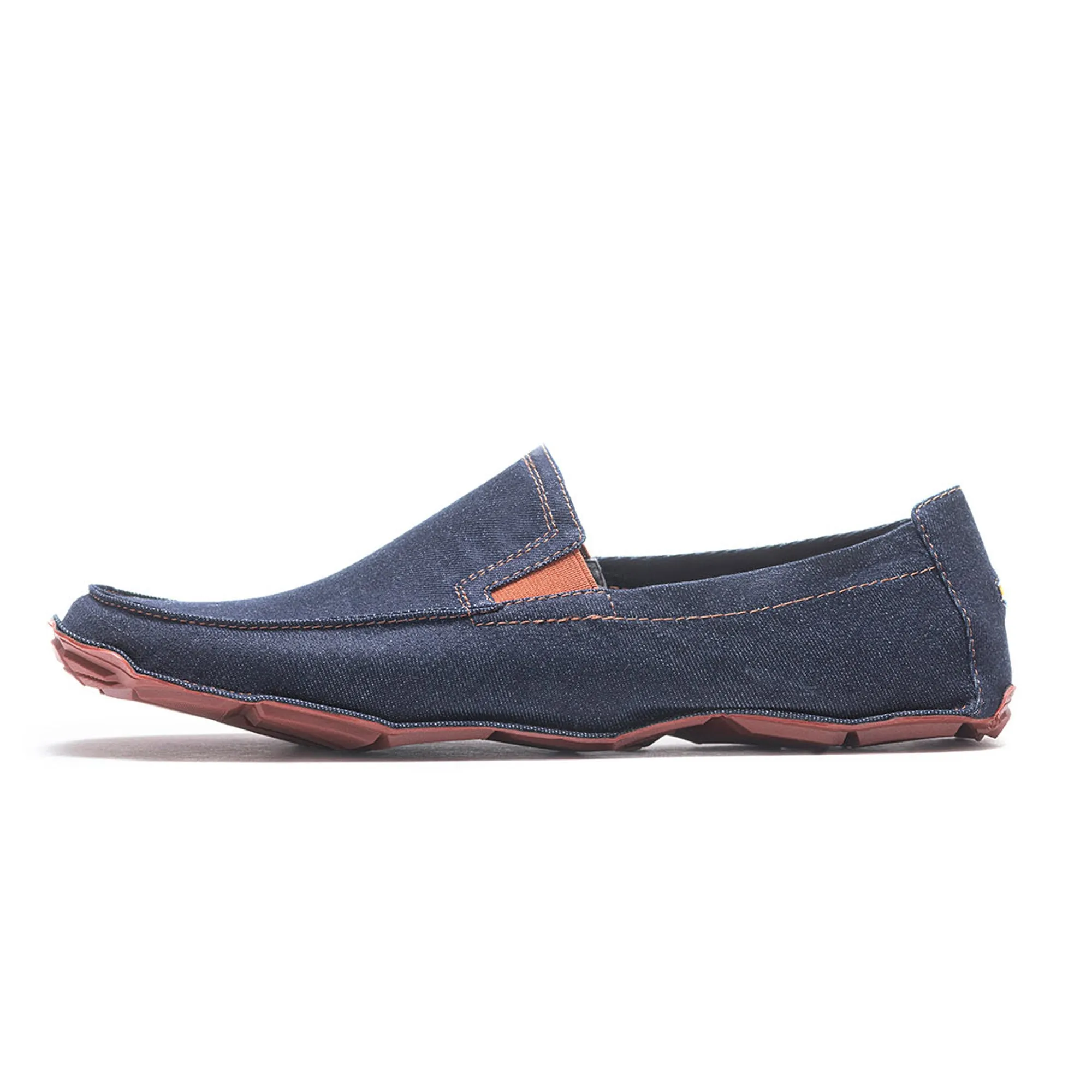 One Quarter Mens Dark Blue Brick