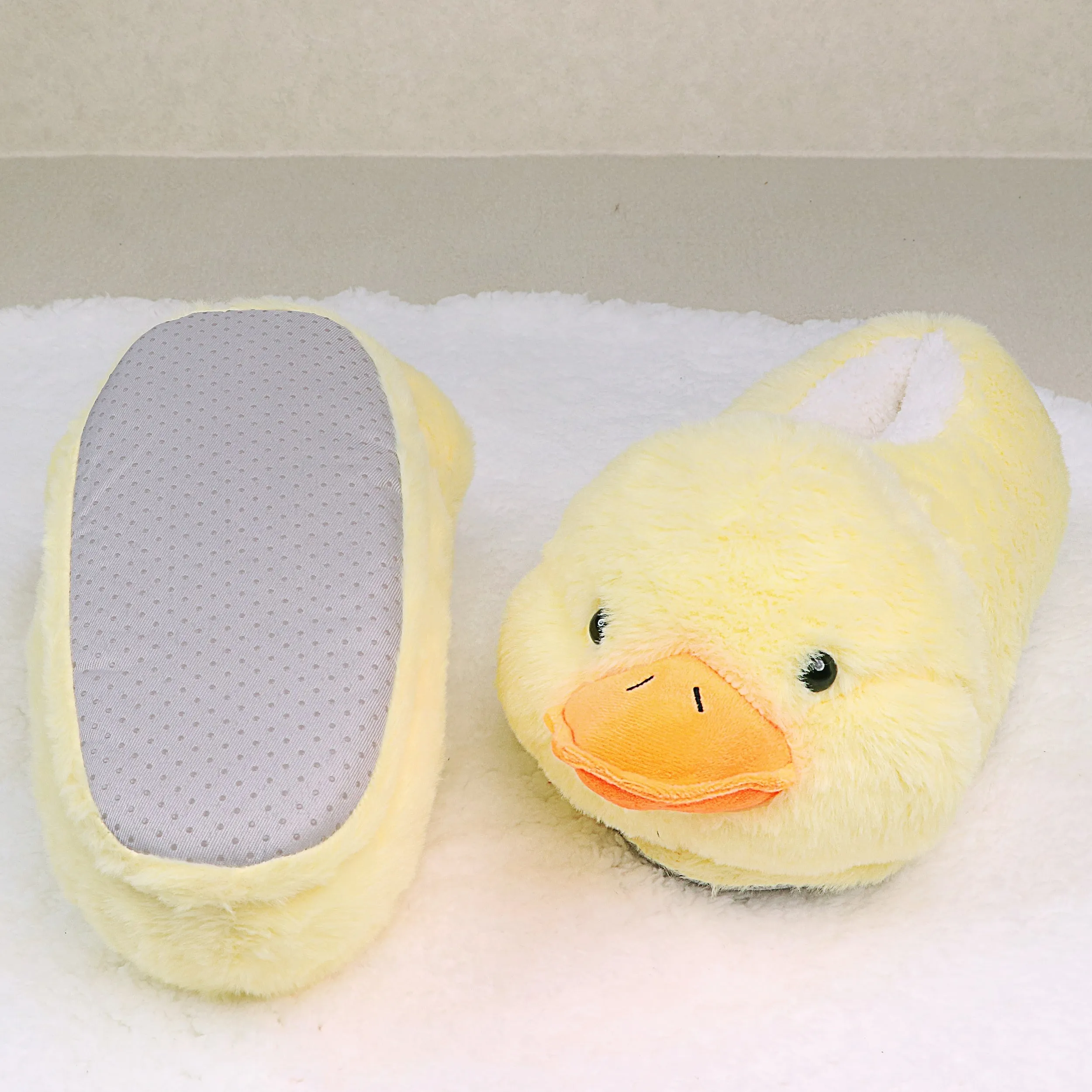 One-Size Women'S Slippers Cute Duck Slippers Cartoon Slippers Animal Slippers Warm Slippers Winter Slippers Home Slippers Christmas Gift Plush Slippers