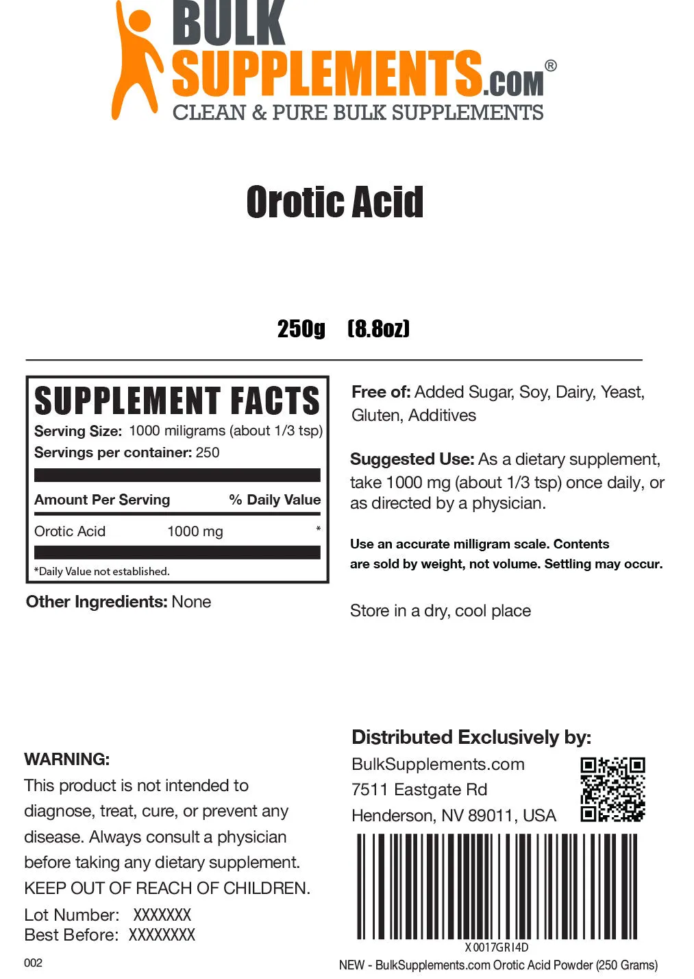 Orotic Acid Powder
