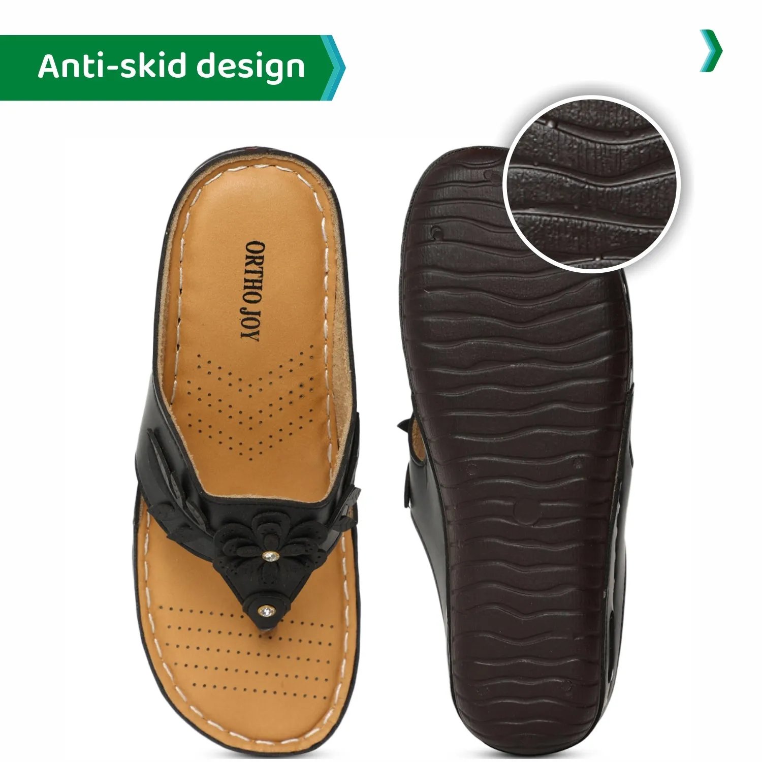 ORTHO JOY doctor Slipper for women | Orthopedic