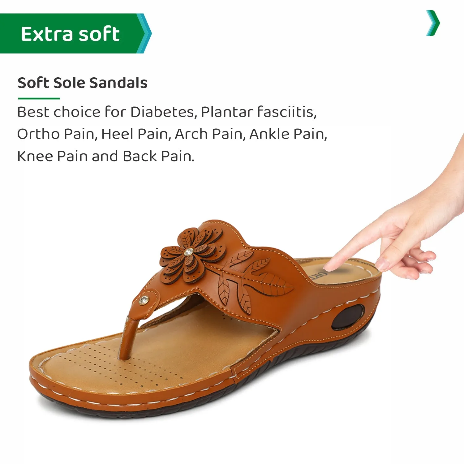 ORTHO JOY doctor Slipper for women | Orthopedic