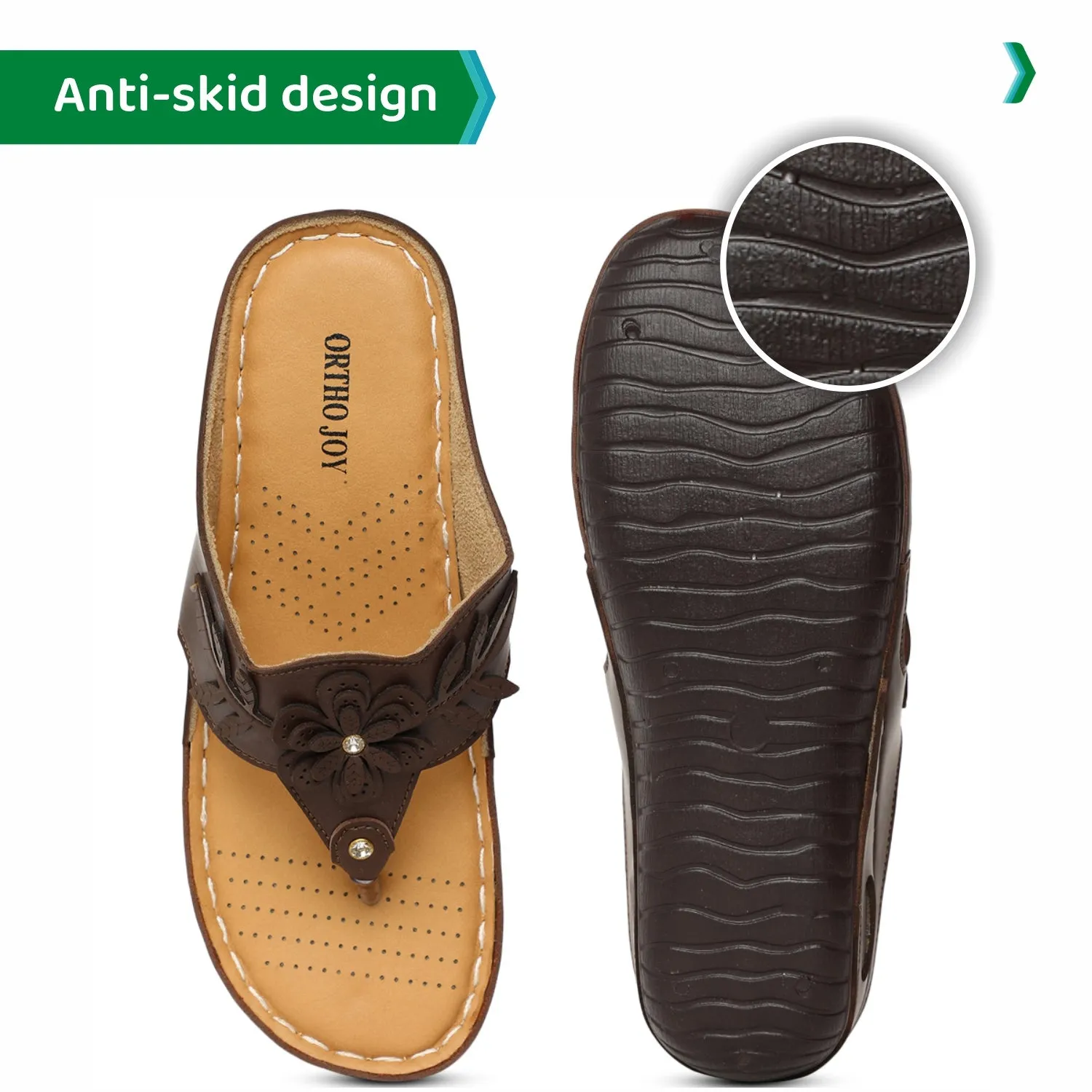 ORTHO JOY doctor Slipper for women | Orthopedic