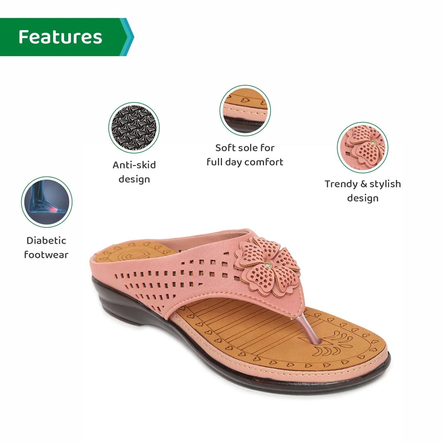 ORTHO JOY Fancy Doctor Slippers