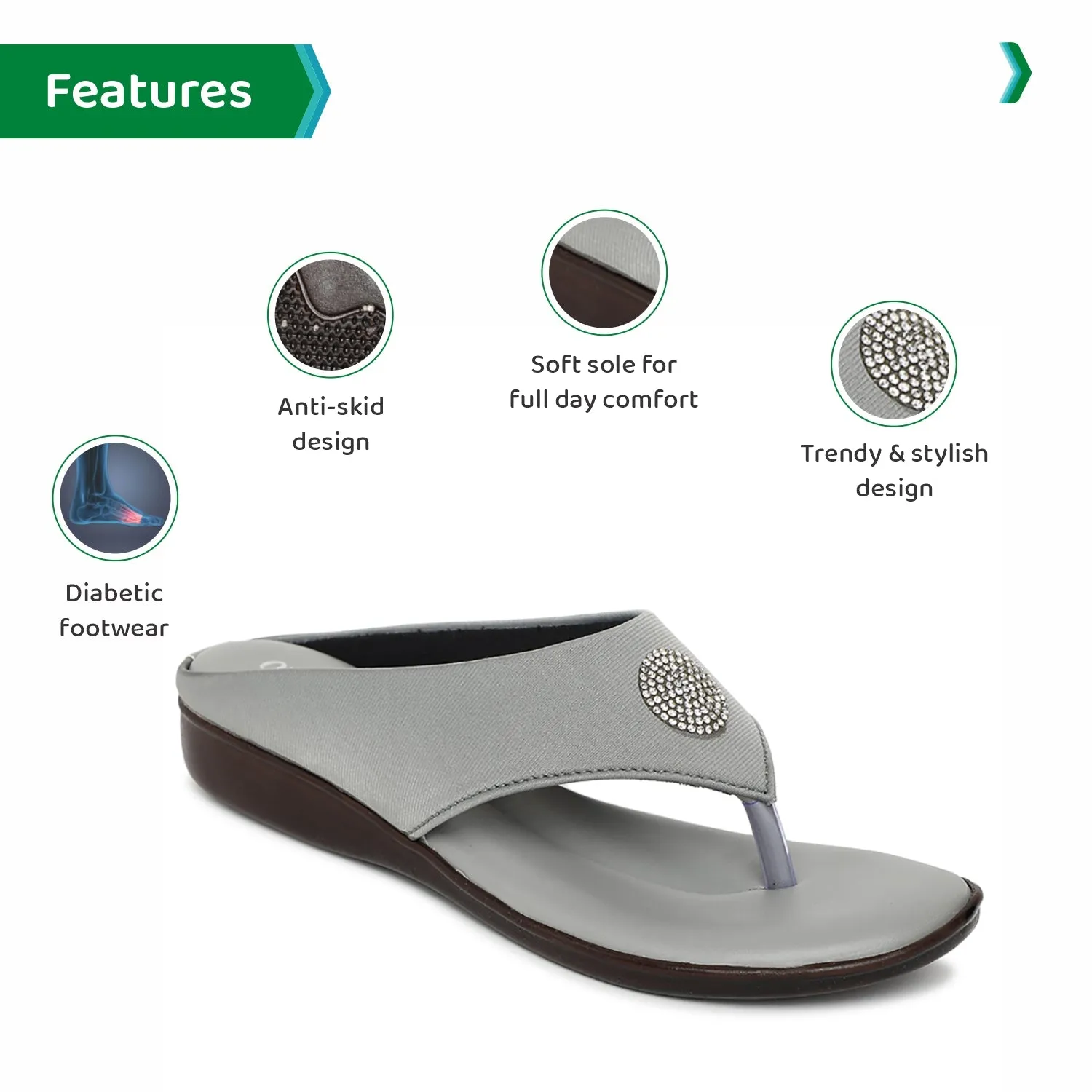 ORTHO JOY Orthopedic Fashionable doctor Slipper