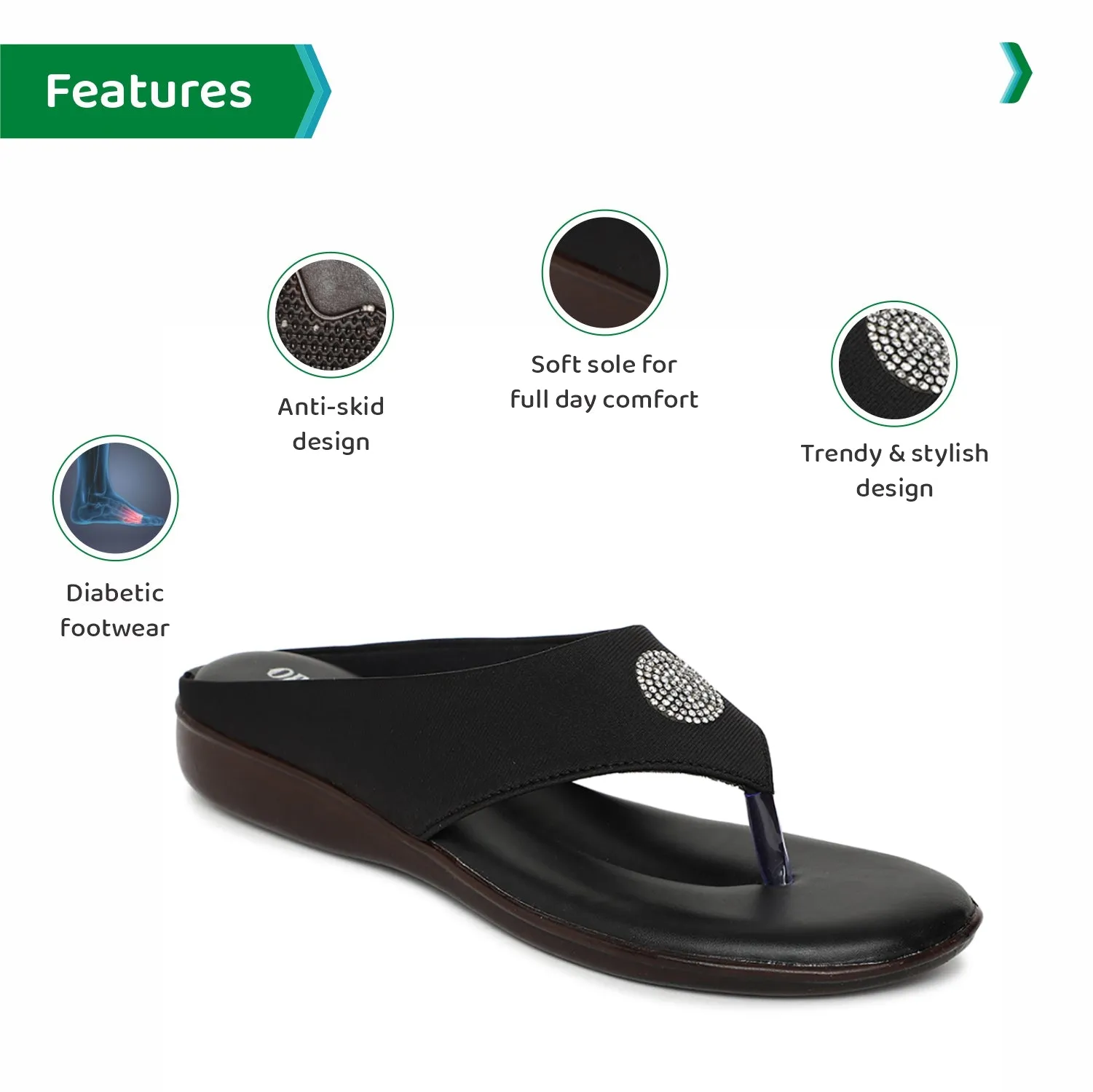 ORTHO JOY Orthopedic Fashionable doctor Slipper
