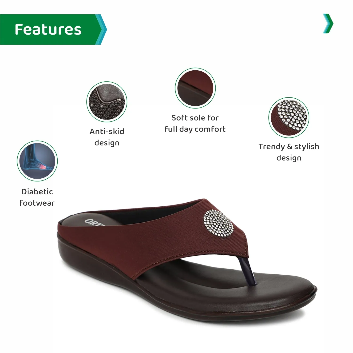 ORTHO JOY Orthopedic Fashionable doctor Slipper