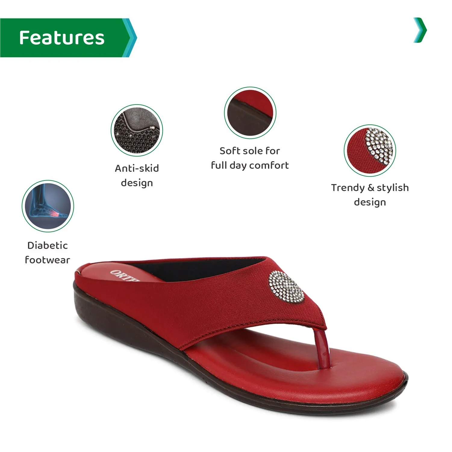 ORTHO JOY Orthopedic Fashionable doctor Slipper
