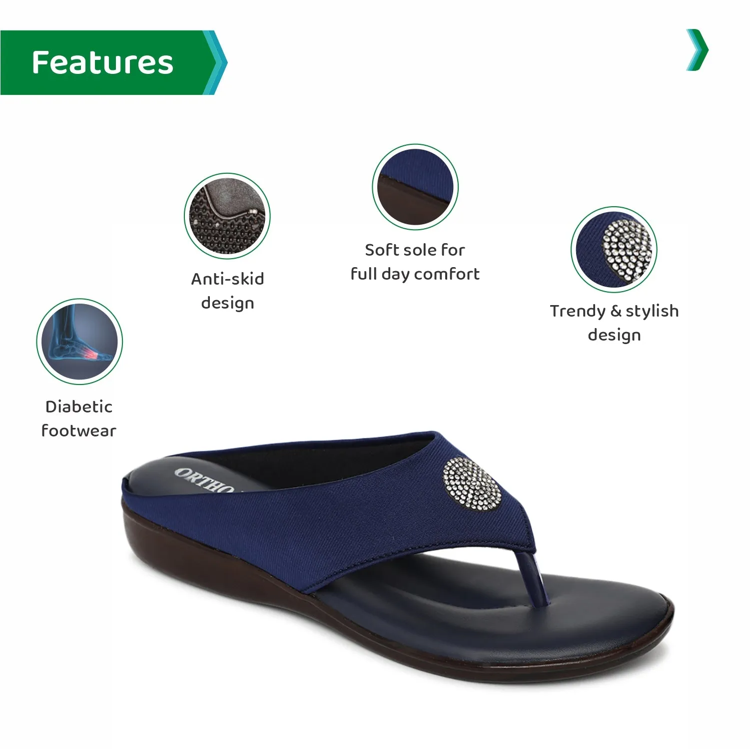 ORTHO JOY Orthopedic Fashionable doctor Slipper