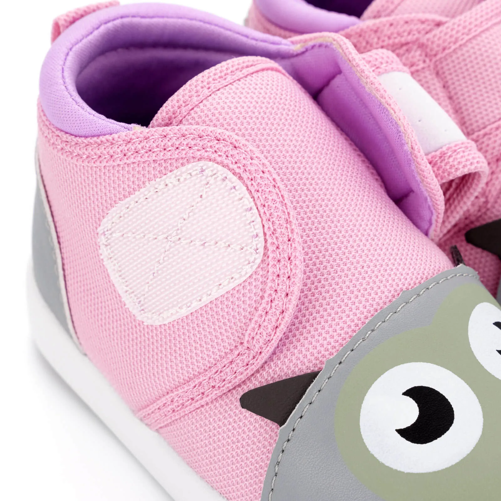 Owl Squeaky Toddler Shoes | Pink