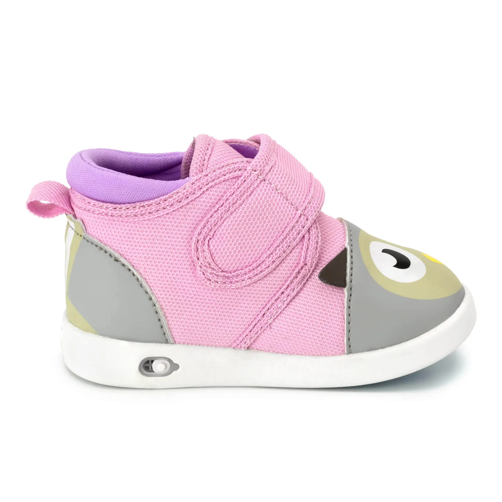 Owl Squeaky Toddler Shoes | Pink