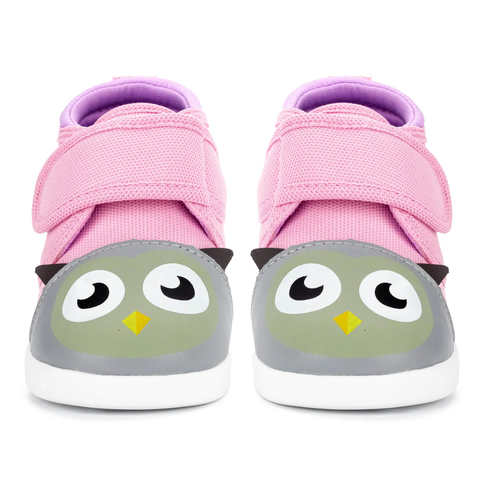 Owl Squeaky Toddler Shoes | Pink