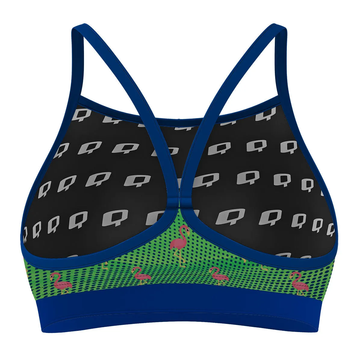 Party Flamingos - Classic Sports Bikini Top