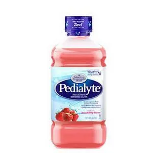 Pedialyte® Ready-to-Feed Strawberry 1L Bottle, Low Osmolality, Oral Electrolyte Maintenance Solution