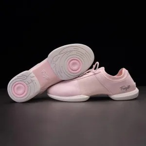 Pink Split-Sole Dance Sneakers