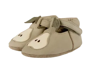 Qanoe Shoes | Pear | Taupe Leather
