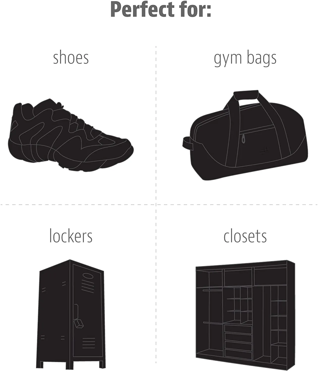 Sof Sole Sneaker Balls Shoe, Gym Bag, and Locker Deodorizer, 6 Pack