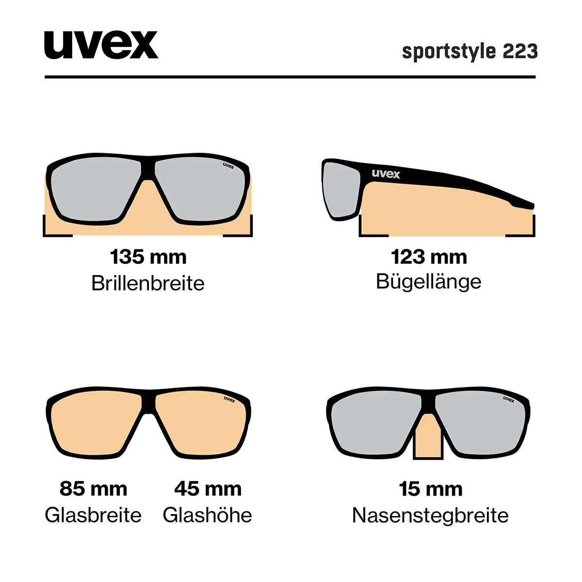 SP 223 Sunglasses - Black