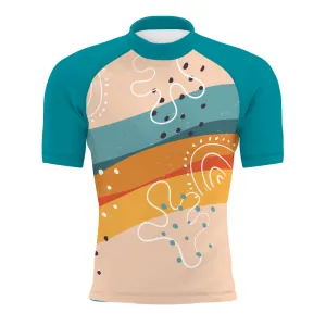 Sunset Strips - Men's Surf UPF50  Short Sleeve Rash Guard