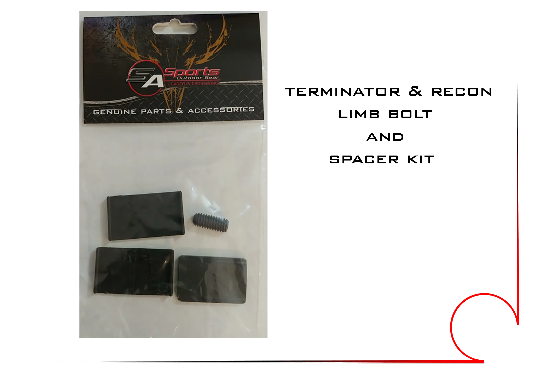 Terminator, Recon, Kraze Limb Spacer Kit