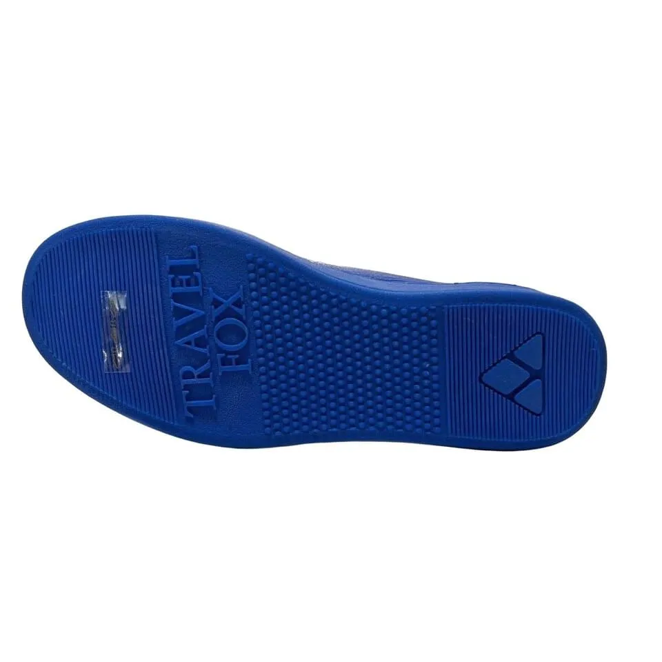 Travel Fox 900 Series Classic Men's Royal Blue Nappa Leather High Top Sneakers 916101 105