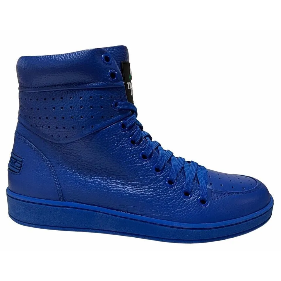 Travel Fox 900 Series Classic Men's Royal Blue Nappa Leather High Top Sneakers 916101 105