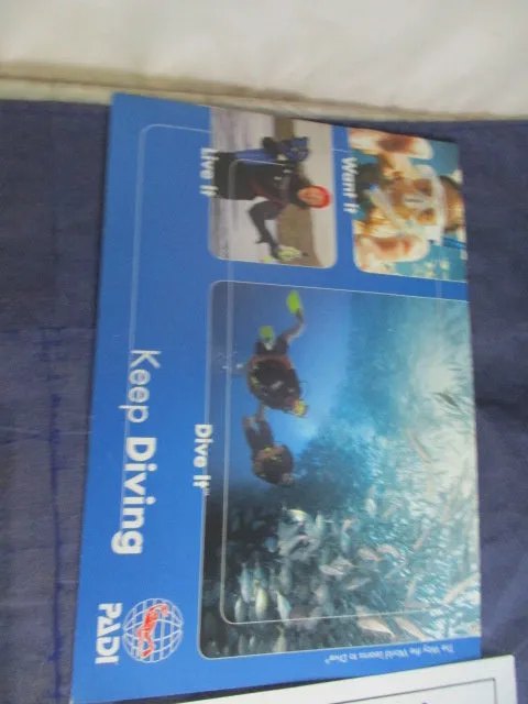 Used Sports Chalet Padi Scuba Dive Planner Kit