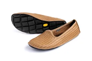 Vibram One Quarter MOC Ladies Minimalist Shoes Braided Leather Footwear