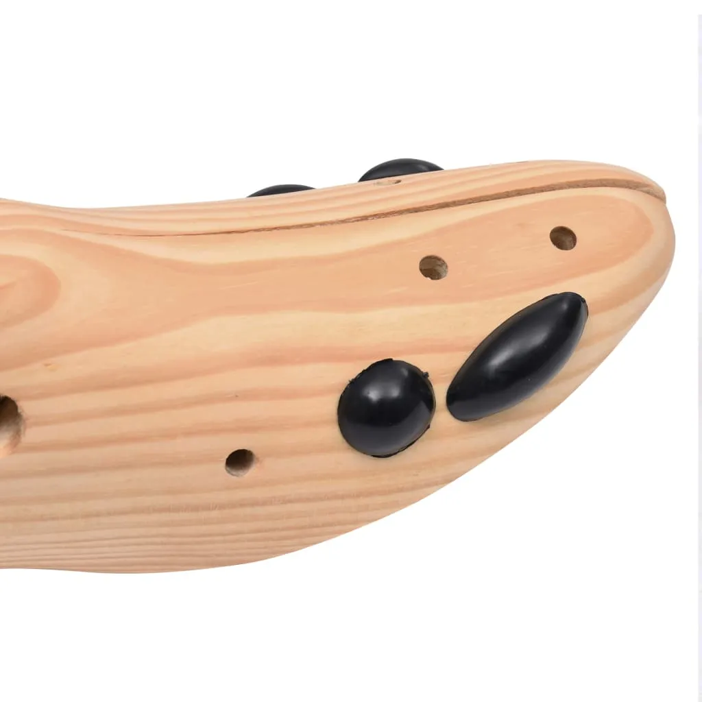 vidaXL Shoe Trees Size 41-46 Solid Pine Wood