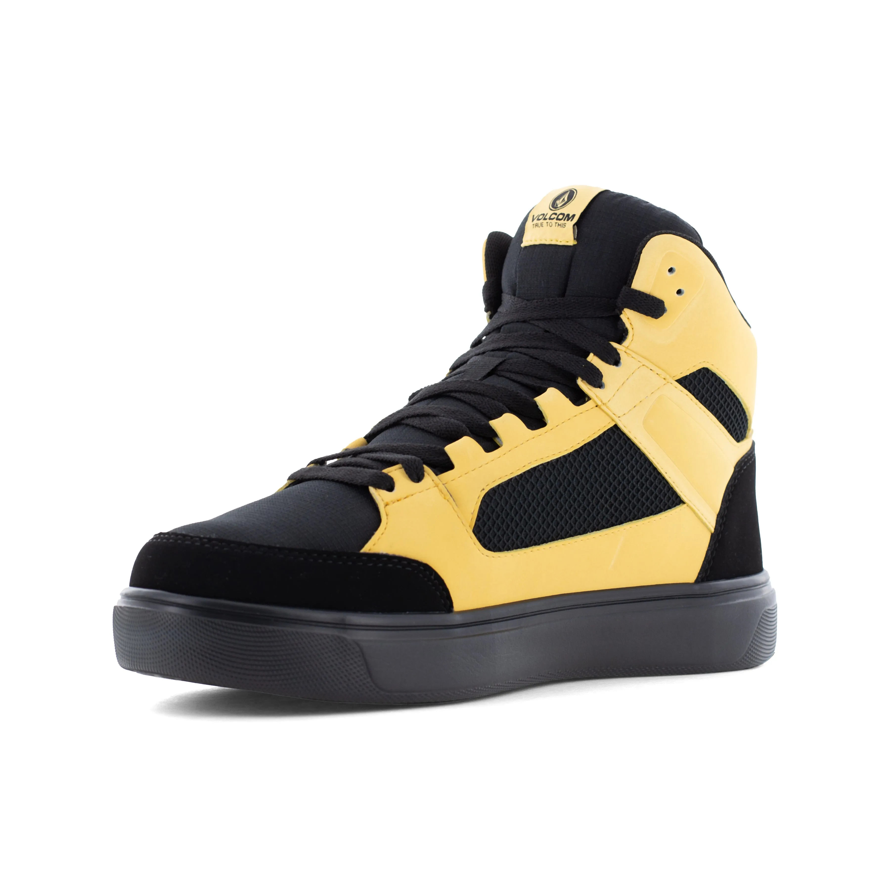 VOLCOM VM30239 BLK/YELLOW EVOLVEINTERNAL MET SKATER