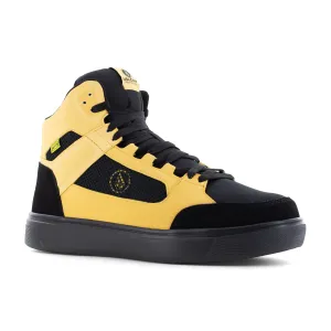 VOLCOM VM30239 BLK/YELLOW EVOLVEINTERNAL MET SKATER