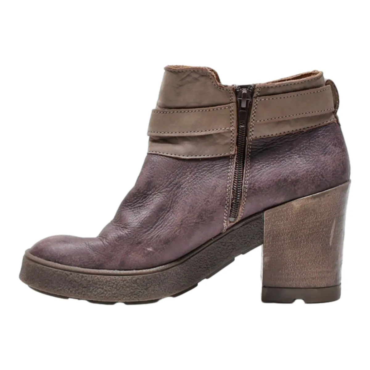 WEINBRENNER Ankle Boots Purple Suede Womens UK 7