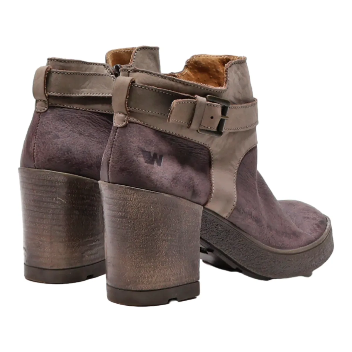 WEINBRENNER Ankle Boots Purple Suede Womens UK 7