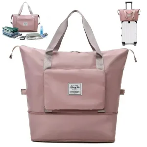 Women Travel Foldable Shoulder Bag - Waterproof Nylon Travel Bag