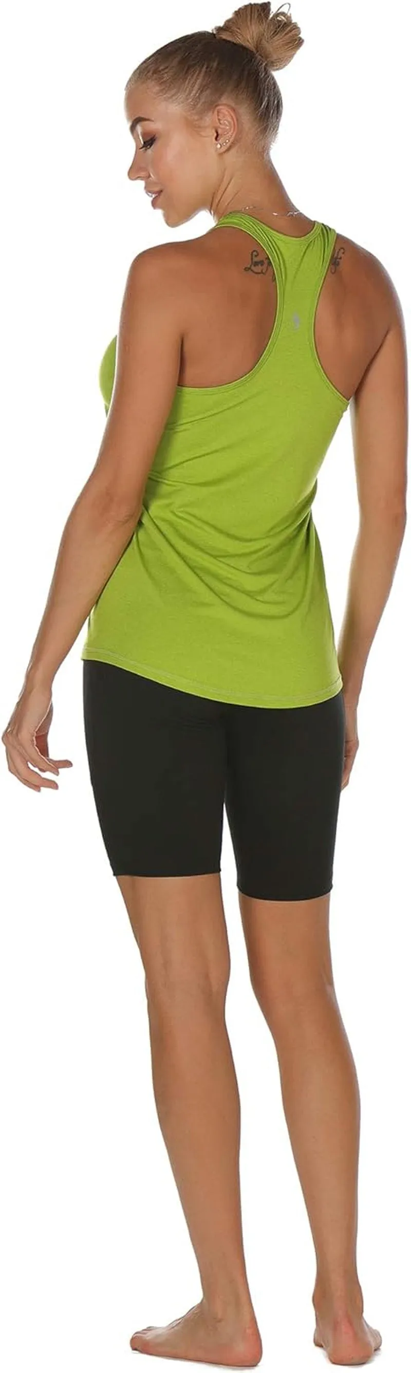 Women's Racerback Workout Athletic Running Tank Tops (Pack of 3)
