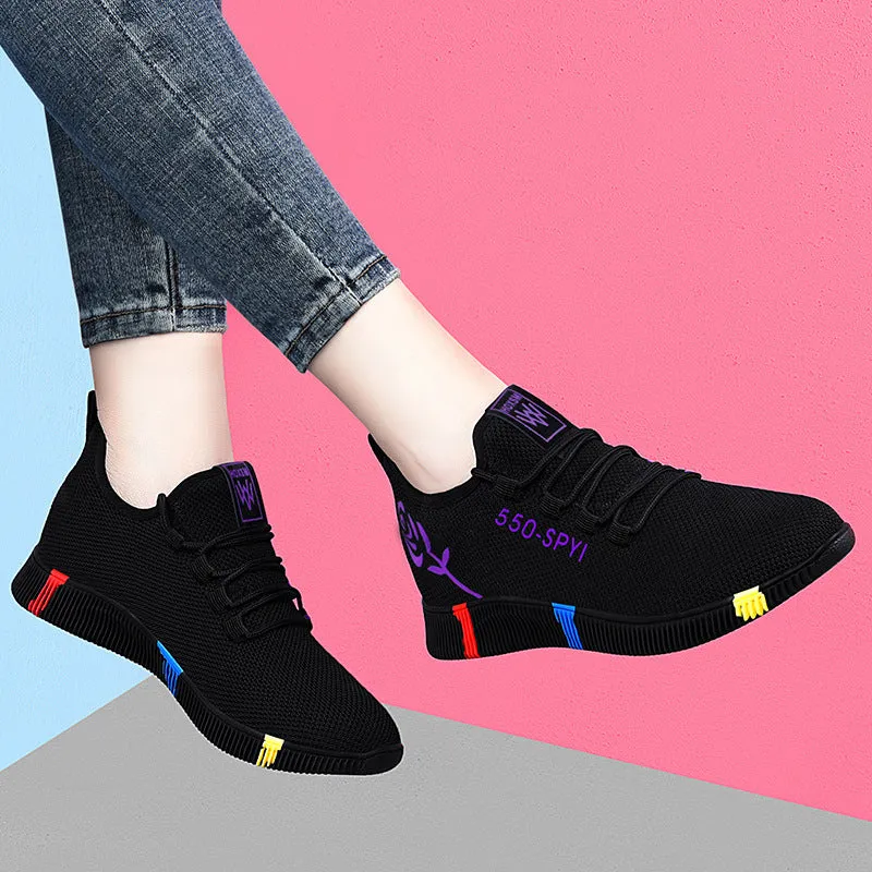 women's sports shoes Plush cotton