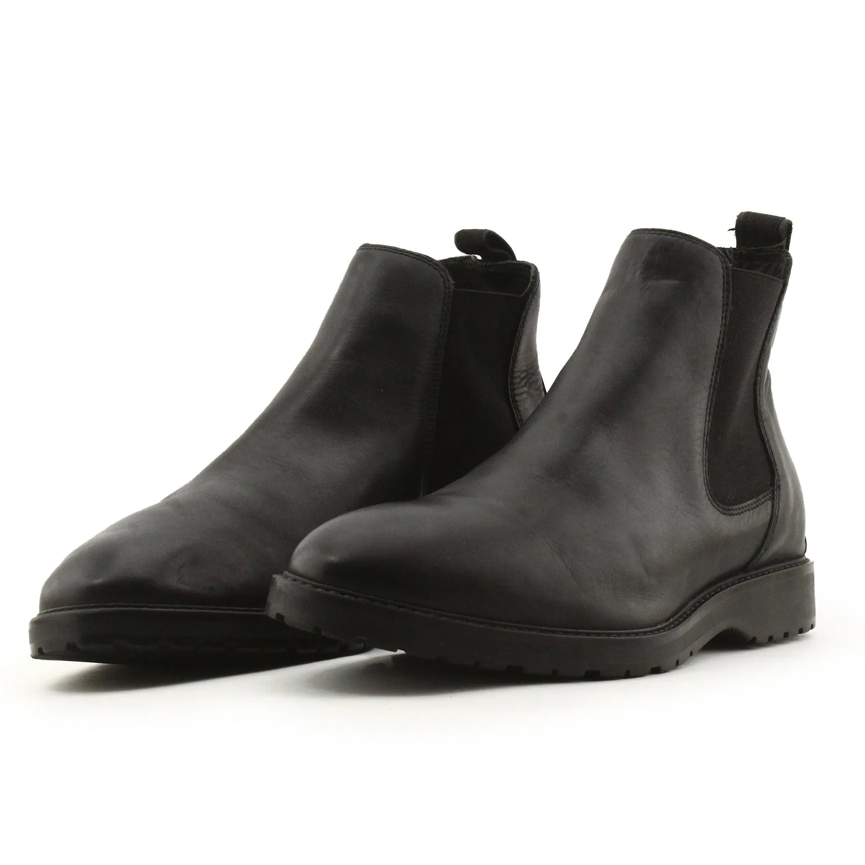 Zara Stretchable Chelsea Ankle Boots | 100% Authentic Leather