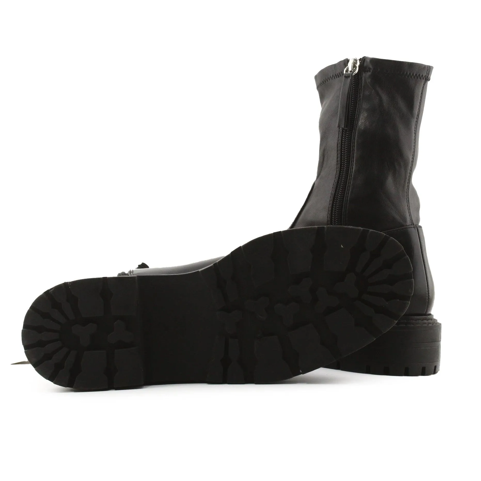 Zara Zipper Ankle Boots | 100% Authentic Leather