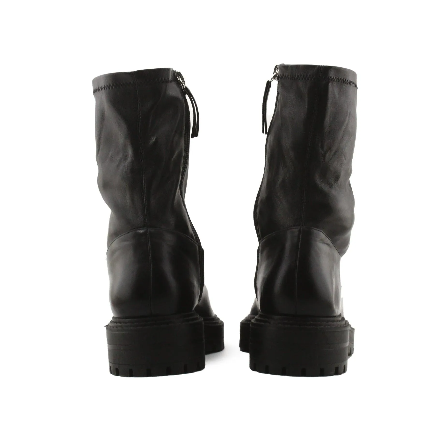 Zara Zipper Ankle Boots | 100% Authentic Leather